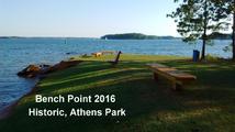 bench point, historic Athens Park