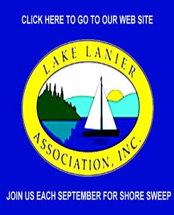 lake lanier association, adoptashoreling george ferris, shore sweep