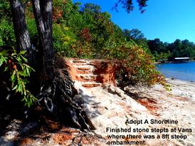 environmentalist, plastic bottles, trash, garbage, George Ferris, garbage,environment, lake Lanier, shore sweep, adopt a shoreline, glass, plastic, clean up, Georgia, pollution, green, air, mother earth,  docks, boating, sailing,water, skiing,boarding, recycling, boards, rock stairs, Martin Wing,beaches,swimming stand up paddleboarding, water skiing, wake boarding, port royal, marinas, paddle boarding, shore sweep, LLA, AAS, Lake Lanier Association Antigua, adoptacoastline