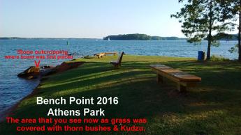 Bench Point, Athens Park, Lake Lanier