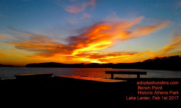 Bench Point, Athens Park, Lake Lanier