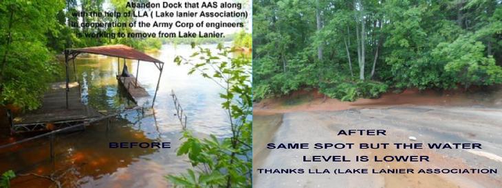 LAKE LANIER , CONTINUAL CLEANUP